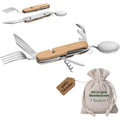 gipfelgaudi all-in-one camping besteck ideal zum wandern picknick mehr i plastikfreies besteck to go aus rostfreiem edelstahl holz
