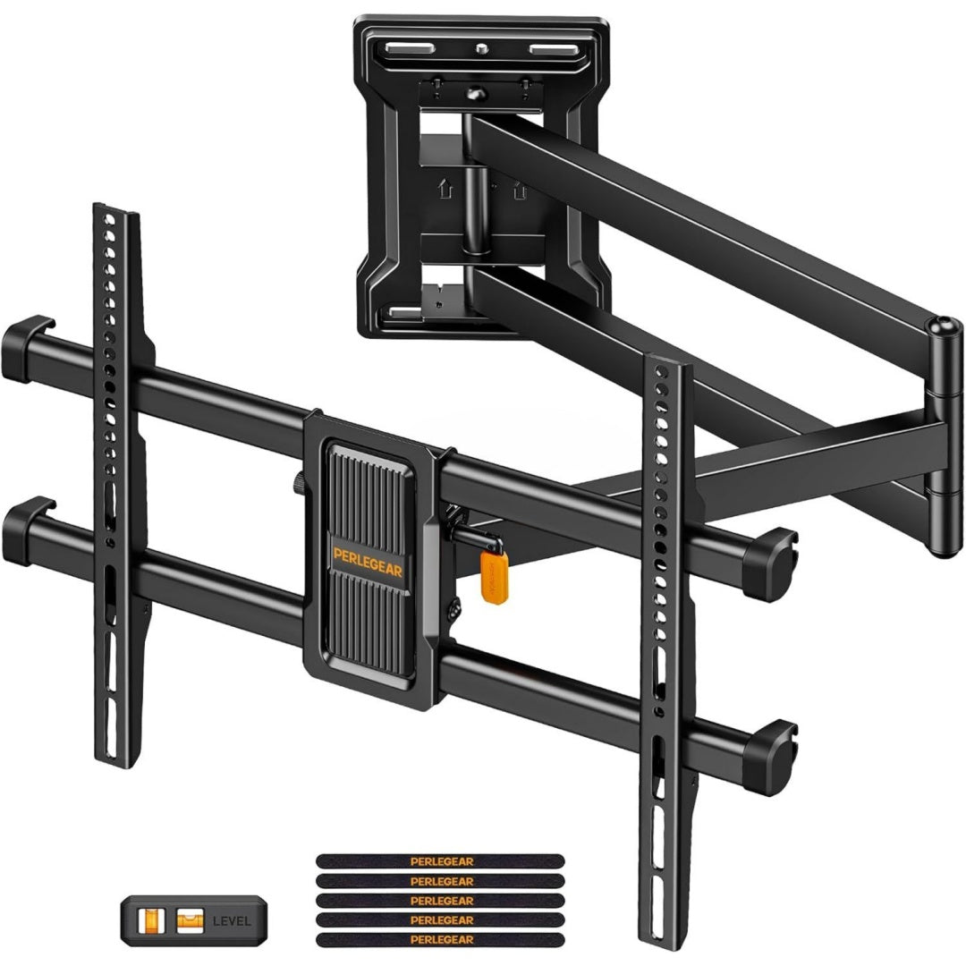 perlegear langer arm fernseher-wandhalterung vollbewegung 3265 60 kg 700 mm langarm wandhalterung fernseher eck fernseher halterung 43 55 zoll fernsehhalterung neigbar pgmf24b