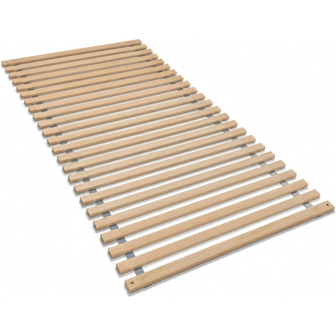 rollrost 100x200 28 latten blauer engel zertifiziert fertig montiert und gerollt traglast 130kg ergonomischer lattenrost 100 x 200 cm aus buchenholz
